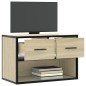 vidaXL TV-Schrank Sonoma-Eiche 60x31x39,5 cm Holzwerkstoff und Metall vidaXL TV-Schrank Sonoma-Eiche 60x31x39,5 cm Holzwerkstoff und Metall