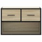 vidaXL TV-Schrank Sonoma-Eiche 60x31x39,5 cm Holzwerkstoff und Metall vidaXL TV-Schrank Sonoma-Eiche 60x31x39,5 cm Holzwerkstoff und Metall