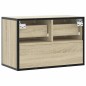 vidaXL TV-Schrank Sonoma-Eiche 60x31x39,5 cm Holzwerkstoff und Metall vidaXL TV-Schrank Sonoma-Eiche 60x31x39,5 cm Holzwerkstoff und Metall
