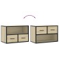 vidaXL TV-Schrank Sonoma-Eiche 60x31x39,5 cm Holzwerkstoff und Metall vidaXL TV-Schrank Sonoma-Eiche 60x31x39,5 cm Holzwerkstoff und Metall