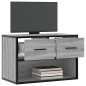 vidaXL TV-Schrank Grau Sonoma 60x31x39,5 cm Holzwerkstoff und Metall vidaXL TV-Schrank Grau Sonoma 60x31x39,5 cm Holzwerkstoff und Metall