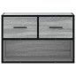 vidaXL TV-Schrank Grau Sonoma 60x31x39,5 cm Holzwerkstoff und Metall vidaXL TV-Schrank Grau Sonoma 60x31x39,5 cm Holzwerkstoff und Metall