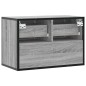 vidaXL TV-Schrank Grau Sonoma 60x31x39,5 cm Holzwerkstoff und Metall vidaXL TV-Schrank Grau Sonoma 60x31x39,5 cm Holzwerkstoff und Metall
