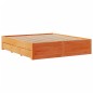 vidaXL Massivholzbett ohne Matratze mit Schubladen Braun 180x200 cm vidaXL Massivholzbett ohne Matratze mit Schubladen Braun 180x200 cm