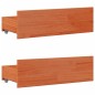 vidaXL Massivholzbett ohne Matratze mit Schubladen Braun 180x200 cm vidaXL Massivholzbett ohne Matratze mit Schubladen Braun 180x200 cm