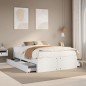 vidaXL Massivholzbett ohne Matratze mit Schubladen Weiß 140x200 cm vidaXL Massivholzbett ohne Matratze mit Schubladen Weiß 140x200 cm