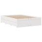 vidaXL Massivholzbett ohne Matratze mit Schubladen Weiß 140x200 cm vidaXL Massivholzbett ohne Matratze mit Schubladen Weiß 140x200 cm