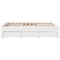 vidaXL Massivholzbett ohne Matratze mit Schubladen Weiß 140x200 cm vidaXL Massivholzbett ohne Matratze mit Schubladen Weiß 140x200 cm