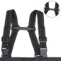 vidaXL Wathose mit Stiefeln und Gürtel Schwarz Größe 45 vidaXL Wathose mit Stiefeln und Gürtel Schwarz Größe 45