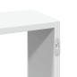 vidaXL Wandregal Weiß 159x18x66 cm Holzwerkstoff vidaXL Wandregal Weiß 159x18x66 cm Holzwerkstoff