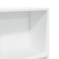 vidaXL Bücherregal Weiß 40x24x176 cm Holzwerkstoff vidaXL Bücherregal Weiß 40x24x176 cm Holzwerkstoff