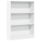 vidaXL Bücherregal Weiß 80x24x109 cm Holzwerkstoff vidaXL Bücherregal Weiß 80x24x109 cm Holzwerkstoff