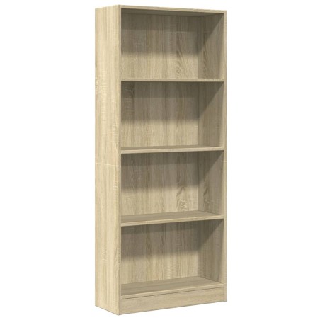 vidaXL Bücherregal Sonoma-Eiche 60x24x143 cm Holzwerkstoff