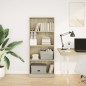 vidaXL Bücherregal Sonoma-Eiche 60x24x143 cm Holzwerkstoff vidaXL Bücherregal Sonoma-Eiche 60x24x143 cm Holzwerkstoff