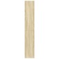 vidaXL Bücherregal Sonoma-Eiche 60x24x143 cm Holzwerkstoff vidaXL Bücherregal Sonoma-Eiche 60x24x143 cm Holzwerkstoff