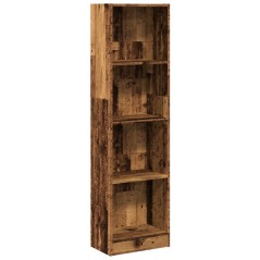 vidaXL Bücherregal Altholz-Optik 40x24x176 cm Holzwerkstoff