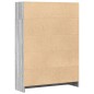 vidaXL Bücherregal Grau Sonoma 80x24x109 cm Holzwerkstoff vidaXL Bücherregal Grau Sonoma 80x24x109 cm Holzwerkstoff