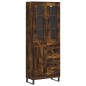 Highboard Räuchereiche 69,5x34x180 cm Holzwerkstoff Highboard Räuchereiche 69,5x34x180 cm Holzwerkstoff