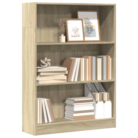 vidaXL Bücherregal Sonoma-Eiche 80x24x109 cm Holzwerkstoff