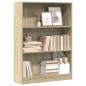 vidaXL Bücherregal Sonoma-Eiche 80x24x109 cm Holzwerkstoff vidaXL Bücherregal Sonoma-Eiche 80x24x109 cm Holzwerkstoff