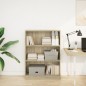 vidaXL Bücherregal Sonoma-Eiche 80x24x109 cm Holzwerkstoff vidaXL Bücherregal Sonoma-Eiche 80x24x109 cm Holzwerkstoff