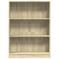 vidaXL Bücherregal Sonoma-Eiche 80x24x109 cm Holzwerkstoff vidaXL Bücherregal Sonoma-Eiche 80x24x109 cm Holzwerkstoff