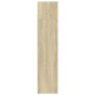 vidaXL Bücherregal Sonoma-Eiche 80x24x109 cm Holzwerkstoff vidaXL Bücherregal Sonoma-Eiche 80x24x109 cm Holzwerkstoff