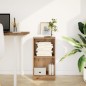 vidaXL Bücherregal Artisan-Eiche 40x24x76 cm Holzwerkstoff vidaXL Bücherregal Artisan-Eiche 40x24x76 cm Holzwerkstoff