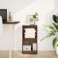 vidaXL Bücherregal Braun Eichen-Optik 40x24x76 cm Holzwerkstoff vidaXL Bücherregal Braun Eichen-Optik 40x24x76 cm Holzwerkstoff