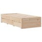 vidaXL Massivholzbett ohne Matratze mit Schubladen 90x200 cm vidaXL Massivholzbett ohne Matratze mit Schubladen 90x200 cm