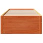 vidaXL Massivholzbett ohne Matratze mit Schubladen Braun 75x190 cm vidaXL Massivholzbett ohne Matratze mit Schubladen Braun 75x190 cm