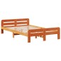 vidaXL Massivholzbett ohne Matratze Wachsbraun 120x200 cm Kiefernholz vidaXL Massivholzbett ohne Matratze Wachsbraun 120x200 cm Kiefernholz