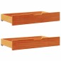 vidaXL Massivholzbett ohne Matratze Wachsbraun 120x200 cm Kiefernholz vidaXL Massivholzbett ohne Matratze Wachsbraun 120x200 cm Kiefernholz