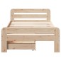 vidaXL Massivholzbett ohne Matratze 75x190 cm Kiefernholz vidaXL Massivholzbett ohne Matratze 75x190 cm Kiefernholz
