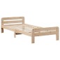 vidaXL Massivholzbett ohne Matratze 75x190 cm Kiefernholz vidaXL Massivholzbett ohne Matratze 75x190 cm Kiefernholz