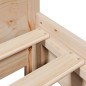 vidaXL Massivholzbett ohne Matratze 75x190 cm Kiefernholz vidaXL Massivholzbett ohne Matratze 75x190 cm Kiefernholz