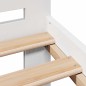 vidaXL Massivholzbett ohne Matratze Weiß 90x190 cm Kiefernholz vidaXL Massivholzbett ohne Matratze Weiß 90x190 cm Kiefernholz