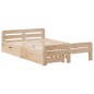 vidaXL Massivholzbett ohne Matratze 120x200 cm Kiefernholz vidaXL Massivholzbett ohne Matratze 120x200 cm Kiefernholz