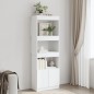 vidaXL Highboard Weiß 63x33x180 cm Holzwerkstoff vidaXL Highboard Weiß 63x33x180 cm Holzwerkstoff