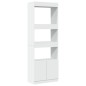 vidaXL Highboard Weiß 63x33x180 cm Holzwerkstoff vidaXL Highboard Weiß 63x33x180 cm Holzwerkstoff