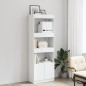 vidaXL Highboard Weiß 63x33x180 cm Holzwerkstoff vidaXL Highboard Weiß 63x33x180 cm Holzwerkstoff