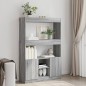 vidaXL Highboard Grau Sonoma 92x33x140 cm Holzwerkstoff vidaXL Highboard Grau Sonoma 92x33x140 cm Holzwerkstoff
