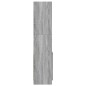 vidaXL Highboard Grau Sonoma 92x33x140 cm Holzwerkstoff vidaXL Highboard Grau Sonoma 92x33x140 cm Holzwerkstoff