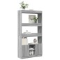 vidaXL Highboard Grau Sonoma 92x33x180 cm Holzwerkstoff vidaXL Highboard Grau Sonoma 92x33x180 cm Holzwerkstoff