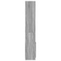 vidaXL Highboard Grau Sonoma 92x33x180 cm Holzwerkstoff vidaXL Highboard Grau Sonoma 92x33x180 cm Holzwerkstoff