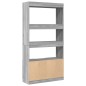vidaXL Highboard Grau Sonoma 92x33x180 cm Holzwerkstoff vidaXL Highboard Grau Sonoma 92x33x180 cm Holzwerkstoff