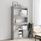 vidaXL Highboard Betongrau 92x33x180 cm Holzwerkstoff vidaXL Highboard Betongrau 92x33x180 cm Holzwerkstoff