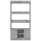 vidaXL Highboard Betongrau 92x33x180 cm Holzwerkstoff vidaXL Highboard Betongrau 92x33x180 cm Holzwerkstoff