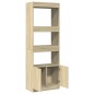 vidaXL Highboard 63x33x180 cm Sonoma-Eiche Holzwerkstoff vidaXL Highboard 63x33x180 cm Sonoma-Eiche Holzwerkstoff