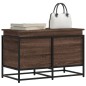 vidaXL Aufbewahrungsbox mit Deckel Eichen-Optik 80x40x51,5 cm